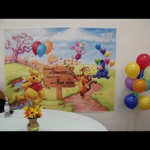 Winnie the Pooh back drop